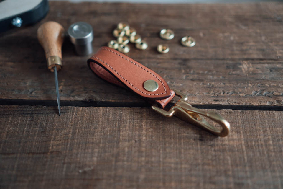 Making a Leather Key Piece