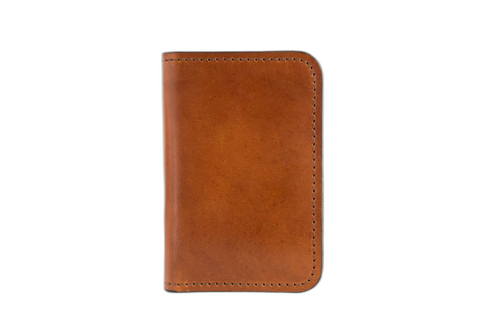 No.52 Buck Brown wallet closed, front