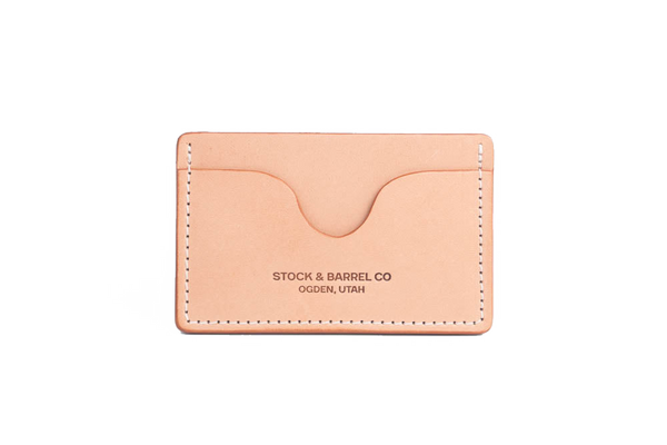 No.54 | 'Natural Oak' Minimalist Leather Wallet